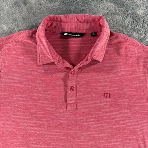 Travis Mathew The Heater Polo Heather Scooter Stretch Lightweight Golf Active
